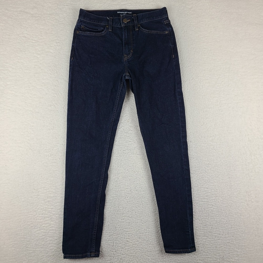 Banana Republic Travel Jeans Mens 29x30 Blue Slim Fit Dark Wash Denim